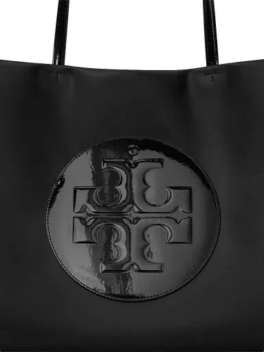 Tory Burch Women's Ella Logo Tote Bag - Black | Thumbnail 5 Tory Burch Women's Ella Logo Tote Bag - Black | Thumbnail 5