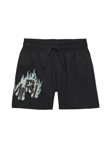 AMIRI Little Boy's & Boy's Logo Flames Swim Trunks | Thumbnail 2 AMIRI Little Boy's & Boy's Logo Flames Swim Trunks | Thumbnail 2
