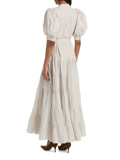 Ronny Kobo Women's Outlander x McDermott Poplin Maxi Shirtdress - Outlander Stripe - Size XL | Thumbnail 5 Ronny Kobo Women's Outlander x McDermott Poplin Maxi Shirtdress - Outlander Stripe - Size XL | Thumbnail 5
