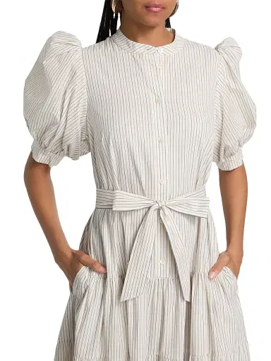 Ronny Kobo Women's Outlander x McDermott Poplin Maxi Shirtdress - Outlander Stripe - Size XL | Thumbnail 6 Ronny Kobo Women's Outlander x McDermott Poplin Maxi Shirtdress - Outlander Stripe - Size XL | Thumbnail 6
