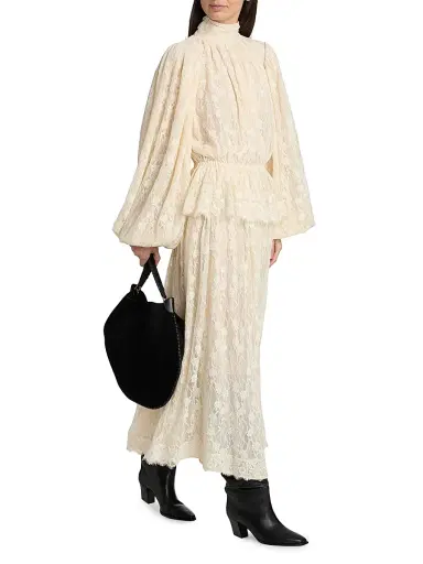 Ronny Kobo Women's Outlander x Sereia Lace Maxi Dress - Tea Stain - Size Large | Thumbnail 2 Ronny Kobo Women's Outlander x Sereia Lace Maxi Dress - Tea Stain - Size Large | Thumbnail 2