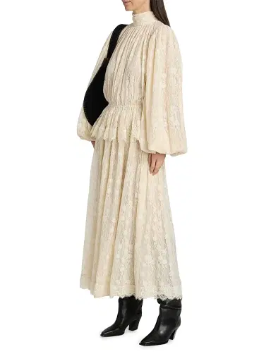 Ronny Kobo Women's Outlander x Sereia Lace Maxi Dress - Tea Stain - Size Large | Thumbnail 4 Ronny Kobo Women's Outlander x Sereia Lace Maxi Dress - Tea Stain - Size Large | Thumbnail 4