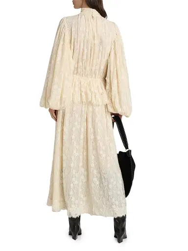 Ronny Kobo Women's Outlander x Sereia Lace Maxi Dress - Tea Stain - Size Large | Thumbnail 5 Ronny Kobo Women's Outlander x Sereia Lace Maxi Dress - Tea Stain - Size Large | Thumbnail 5