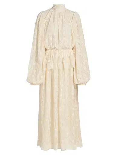 Ronny Kobo Women's Outlander x Sereia Lace Maxi Dress - Tea Stain - Size Large | Thumbnail 1 Ronny Kobo Women's Outlander x Sereia Lace Maxi Dress - Tea Stain - Size Large | Thumbnail 1