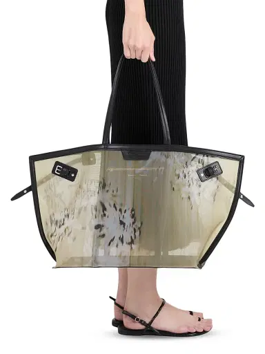 Proenza Schouler Women's Days Mesh Carryall Tote Bag - Artichoke Multi | Thumbnail 2 Proenza Schouler Women's Days Mesh Carryall Tote Bag - Artichoke Multi | Thumbnail 2