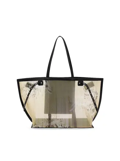Proenza Schouler Women's Days Mesh Carryall Tote Bag - Artichoke Multi | Thumbnail 4 Proenza Schouler Women's Days Mesh Carryall Tote Bag - Artichoke Multi | Thumbnail 4