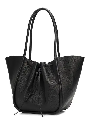 Proenza Schouler Women's Large Ruched Leather Tote Bag | Thumbnail 3 Proenza Schouler Women's Large Ruched Leather Tote Bag | Thumbnail 3