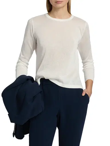 Kobi Halperin Women's Jaylyn Jersey Sweater - White - Size XXL | Thumbnail 3