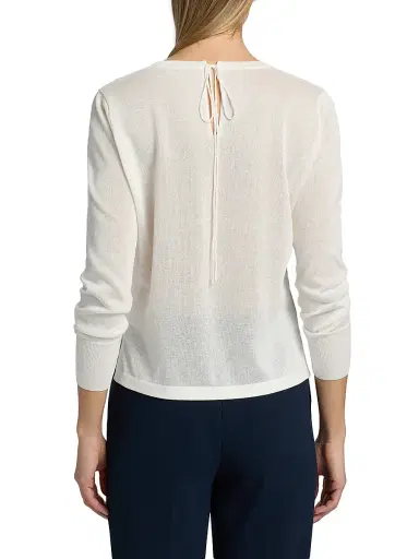 Kobi Halperin Women's Jaylyn Jersey Sweater - White - Size XXL | Thumbnail 5