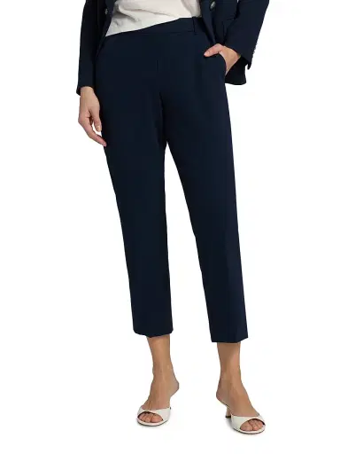 Kobi Halperin Women's Gloria Crepe Straight-Leg Pants - Navy - Size 16 | Thumbnail 3 Kobi Halperin Women's Gloria Crepe Straight-Leg Pants - Navy - Size 16 | Thumbnail 3