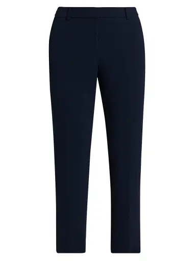 Kobi Halperin Women's Gloria Crepe Straight-Leg Pants - Navy - Size 16 | Thumbnail 1 Kobi Halperin Women's Gloria Crepe Straight-Leg Pants - Navy - Size 16 | Thumbnail 1