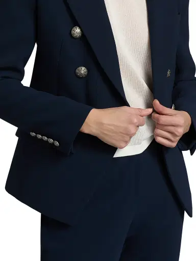 Kobi Halperin Women's West Crepe Double-Breasted Blazer - Navy - Size XXL | Thumbnail 6 Kobi Halperin Women's West Crepe Double-Breasted Blazer - Navy - Size XXL | Thumbnail 6