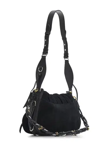 Isabel Marant Women's Bolton Suede Saddle Bag | Thumbnail 3 Isabel Marant Women's Bolton Suede Saddle Bag | Thumbnail 3