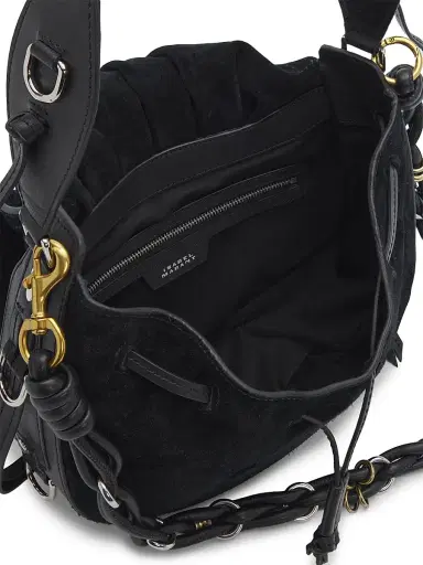 Isabel Marant Women's Bolton Suede Saddle Bag | Thumbnail 4 Isabel Marant Women's Bolton Suede Saddle Bag | Thumbnail 4