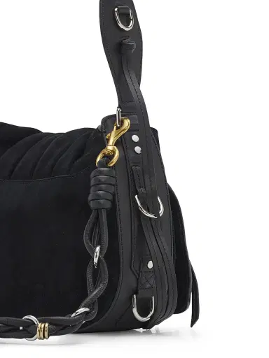 Isabel Marant Women's Bolton Suede Saddle Bag | Thumbnail 6 Isabel Marant Women's Bolton Suede Saddle Bag | Thumbnail 6