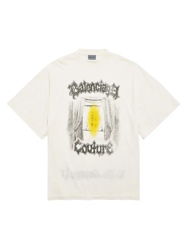 Women's Salon De Couture Shaped T-Shirt - Cream