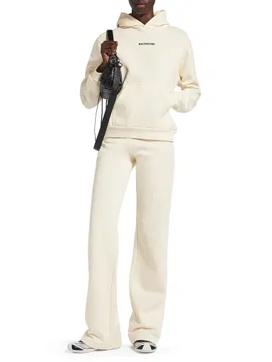 Balenciaga Women's Back Low Waist Sweatpants - Cream - Size XS | Thumbnail 6