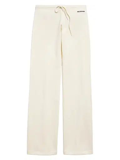 Balenciaga Women's Back Low Waist Sweatpants - Cream - Size XS | Thumbnail 1