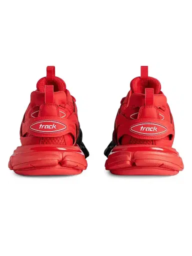 Balenciaga Men's Track Gradient Sneakers - Red Black - Size 7 | Thumbnail 2