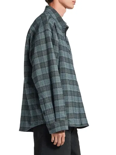 Balenciaga Men's Padded Overshirt - Blue - Size Large | Thumbnail 4 Balenciaga Men's Padded Overshirt - Blue - Size Large | Thumbnail 4
