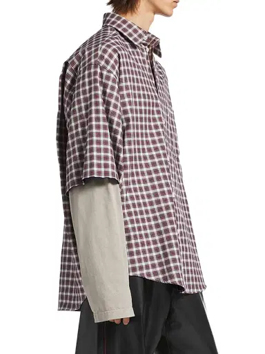 Balenciaga Men's Wrong Sleeve Shirt | Thumbnail 4