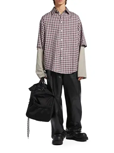 Balenciaga Men's Wrong Sleeve Shirt | Thumbnail 7