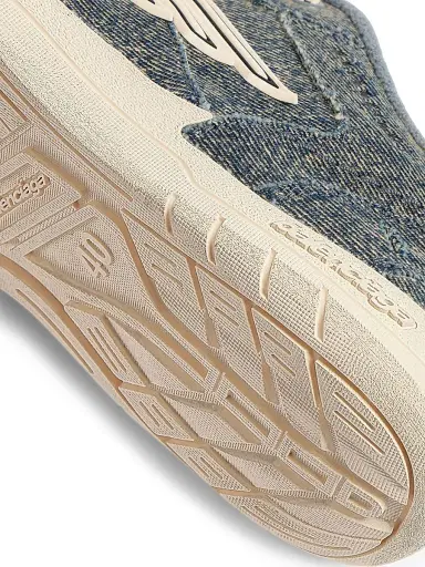 Balenciaga Men's Hamptons Denim Sneakers - Blue Off White - Size 12 | Thumbnail 5