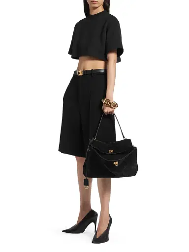 Balenciaga Women's Rodeo Crossbody Handbag - Black | Thumbnail 2