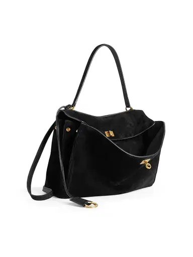 Balenciaga Women's Rodeo Crossbody Handbag - Black | Thumbnail 4
