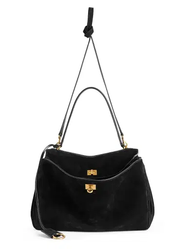 Balenciaga Women's Rodeo Crossbody Handbag - Black | Thumbnail 6