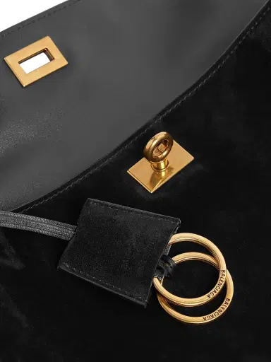 Balenciaga Women's Rodeo Crossbody Handbag - Black | Thumbnail 8