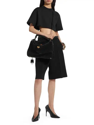 Balenciaga Women's Rodeo Crossbody Handbag - Black | Thumbnail 1