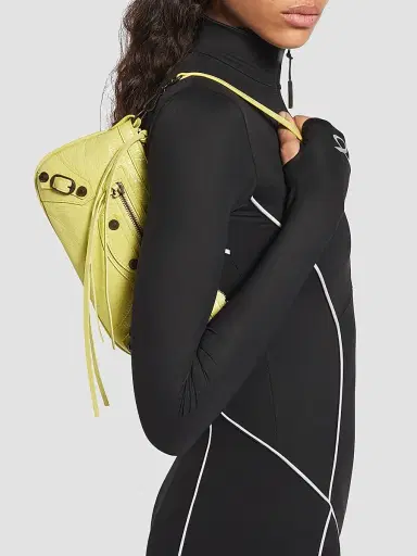 Balenciaga Women's Le City Pouch on Strap - Lemonade | Thumbnail 3 Balenciaga Women's Le City Pouch on Strap - Lemonade | Thumbnail 3
