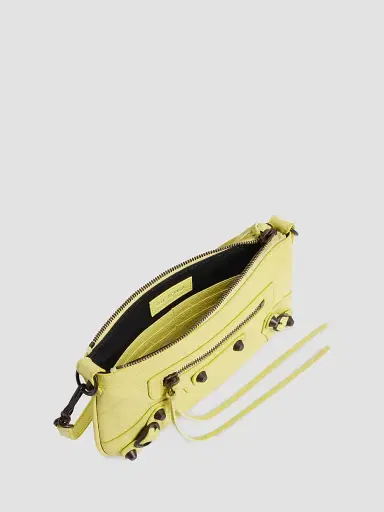 Balenciaga Women's Le City Pouch on Strap - Lemonade | Thumbnail 5 Balenciaga Women's Le City Pouch on Strap - Lemonade | Thumbnail 5