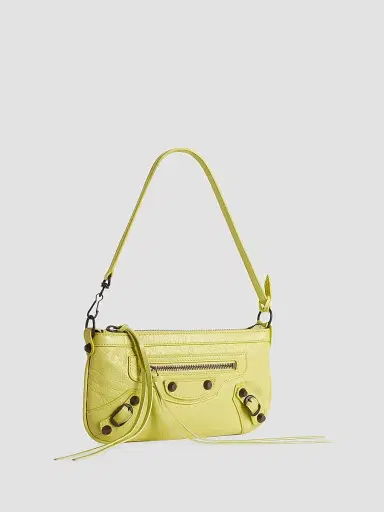 Balenciaga Women's Le City Pouch on Strap - Lemonade | Thumbnail 6 Balenciaga Women's Le City Pouch on Strap - Lemonade | Thumbnail 6