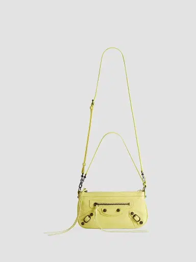 Balenciaga Women's Le City Pouch on Strap - Lemonade | Thumbnail 7 Balenciaga Women's Le City Pouch on Strap - Lemonade | Thumbnail 7
