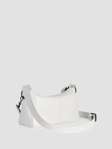 Balenciaga Women's Le City Moto Crossbody Bag - Optic White | Thumbnail 3 Balenciaga Women's Le City Moto Crossbody Bag - Optic White | Thumbnail 3