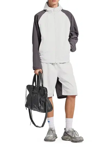 Balenciaga Men's Tracksuit Shorts - Light Grey - Size XS | Thumbnail 6 Balenciaga Men's Tracksuit Shorts - Light Grey - Size XS | Thumbnail 6