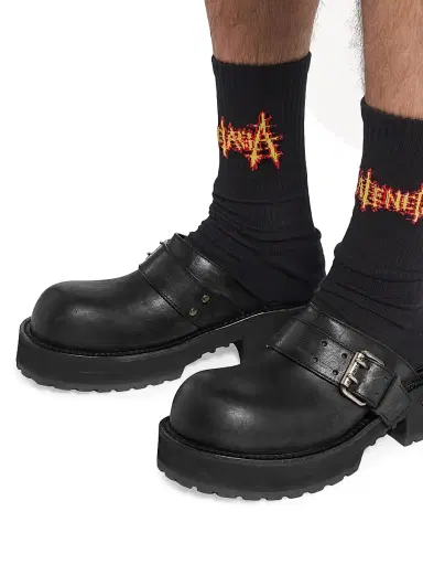Balenciaga Men's Venom Mules - Black - Size 6 | Thumbnail 5 Balenciaga Men's Venom Mules - Black - Size 6 | Thumbnail 5
