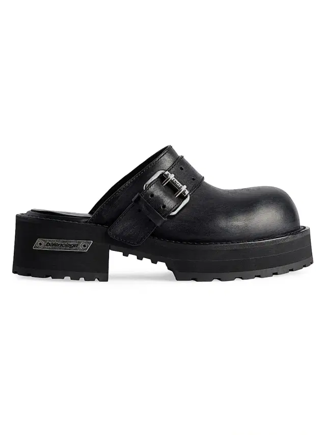 Balenciaga Men's Venom Mules - Black