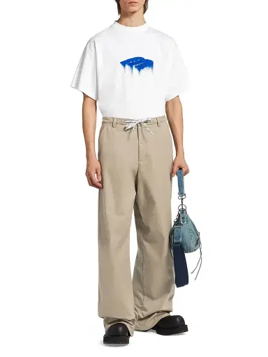 Balenciaga Men's Wet Brush Oversized T-Shirt - White - Size XXL | Thumbnail 6 Balenciaga Men's Wet Brush Oversized T-Shirt - White - Size XXL | Thumbnail 6