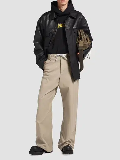 Balenciaga Men's Chino Pants - Beige - Size 34 | Thumbnail 6