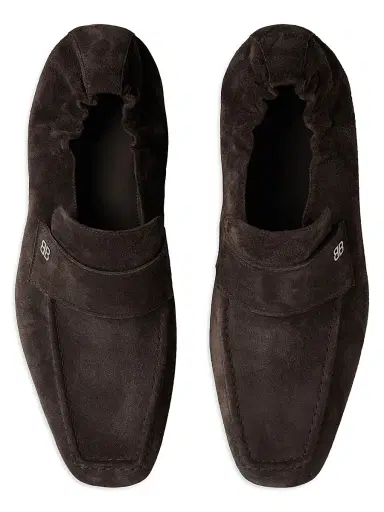 Balenciaga Men's Palermo BB Loafers - Brown - Size 12 | Thumbnail 2