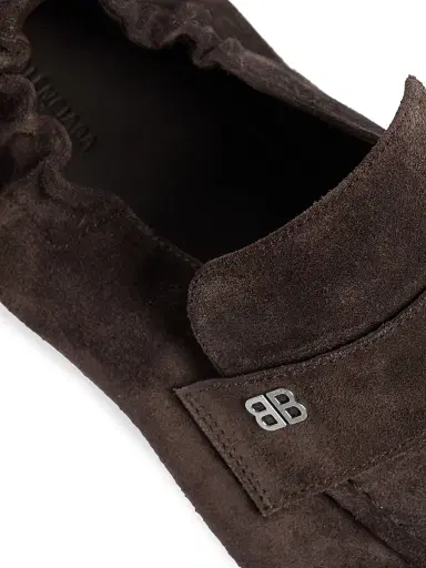 Balenciaga Men's Palermo BB Loafers - Brown - Size 12 | Thumbnail 5