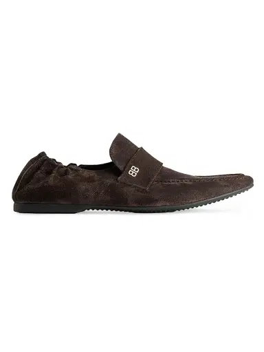 Balenciaga Men's Palermo BB Loafers - Brown - Size 12 | Thumbnail 1