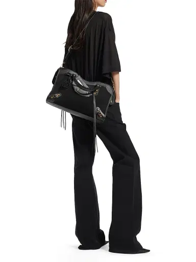 Balenciaga Women's Le City Tote Bag - Black | Thumbnail 2