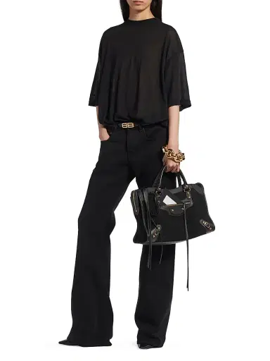 Balenciaga Women's Le City Tote Bag - Black | Thumbnail 1