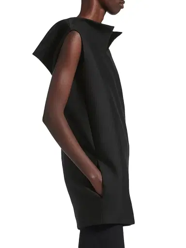 Balenciaga Women's Vareuse Dress - Black - Size 2 | Thumbnail 3 Balenciaga Women's Vareuse Dress - Black - Size 2 | Thumbnail 3