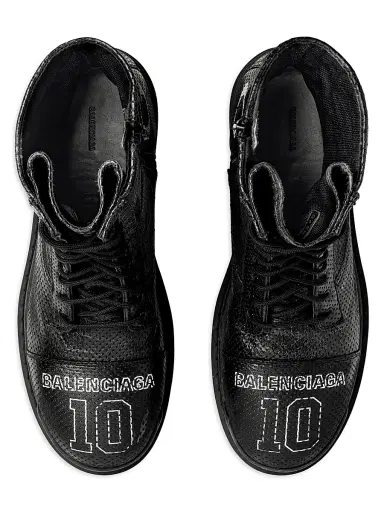 Balenciaga Men's x NBA Collaboration Combat Strike Boots - Black - Size 13 | Thumbnail 3 Balenciaga Men's x NBA Collaboration Combat Strike Boots - Black - Size 13 | Thumbnail 3