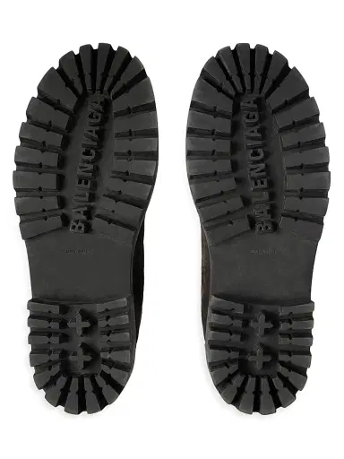 Balenciaga Men's Combat Strike Low Boots - Brown Black - Size 13 | Thumbnail 3 Balenciaga Men's Combat Strike Low Boots - Brown Black - Size 13 | Thumbnail 3